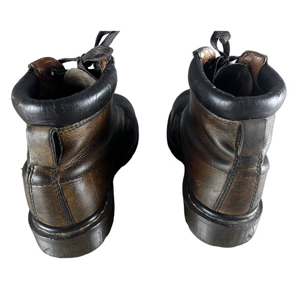 Dr Martens 939 Mens Size 9 W Womens 10 Boots Brown Leather 6 Eyes England main image 11